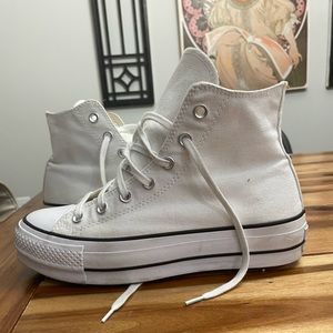 Platform converse white